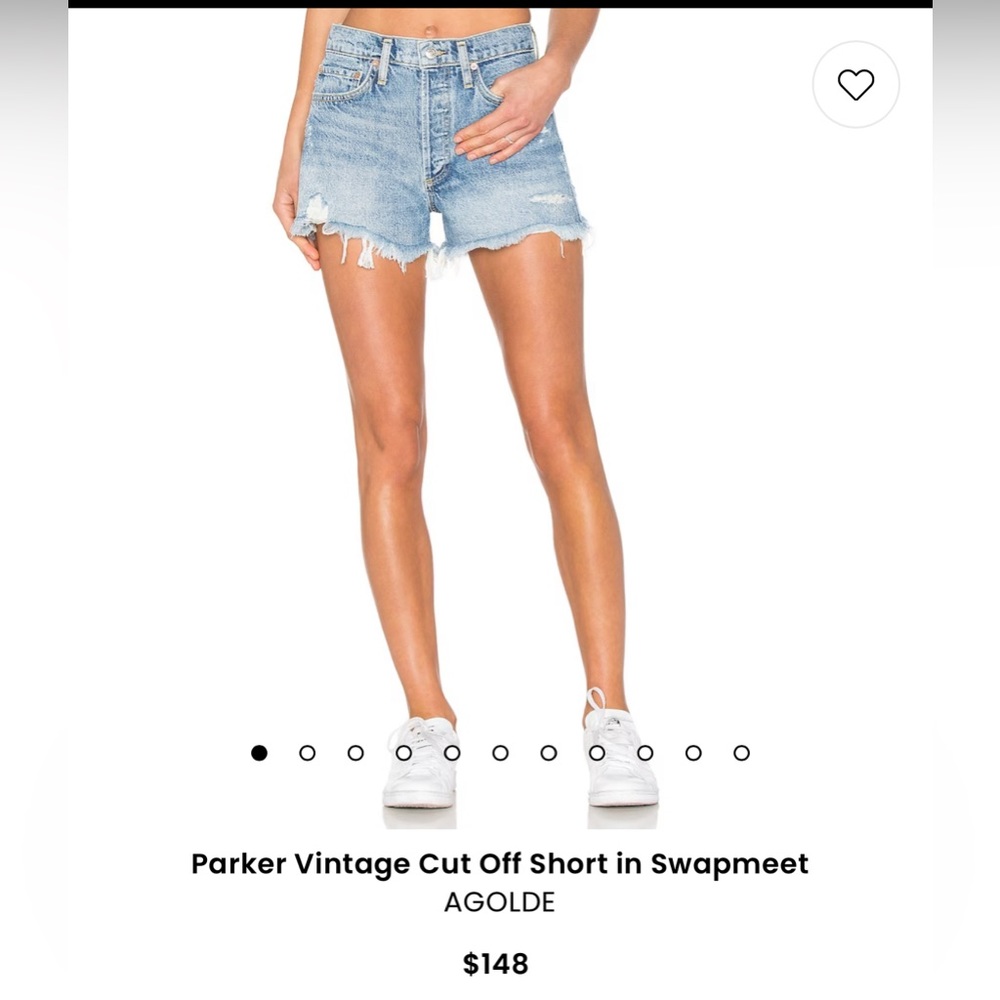Agolde Parker Vintage Cut Off Short in Swapmeet - size 32